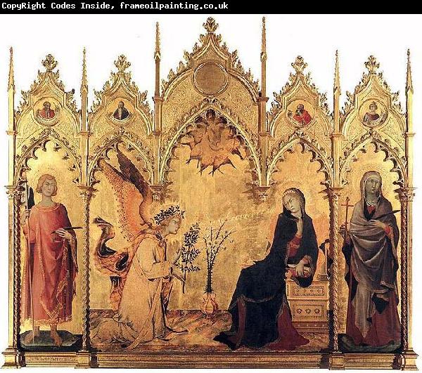 Simone Martini The Annunciation with St. Margaret and St. Asano,